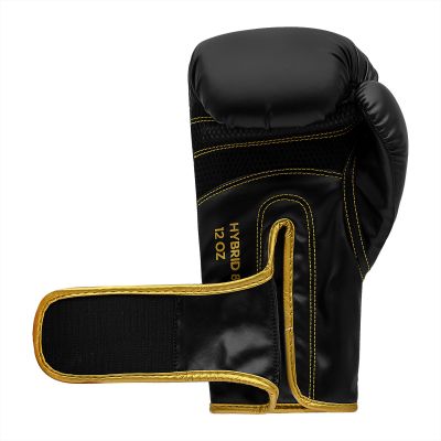 16. adidas HYBRID 80 ADIH80 Boxhandschuhe schwarz gold