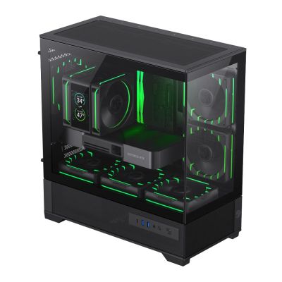 2. GameMax VISTA 2 MB Mini-Tower Schwarz