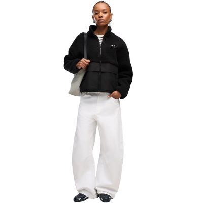 6. Damenjacke Puma Re:Fibre Sherpa schwarz 694567 01
