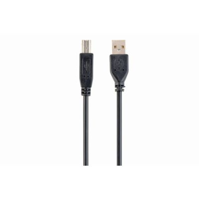 GEMBIRD CCP-USB2-AMBM-10 Kabel (USB 2.0 Typ AM - USB 2.0 Typ BM; 3 m; schwarz)