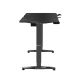 6. Huzaro Hero 8.5 Schwarzer Gaming-Schreibtisch