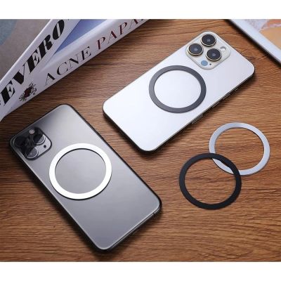 5. Tech-Protect MagMat MagSafe Magnetring universal - schwarz / silber (2 Stk.)
