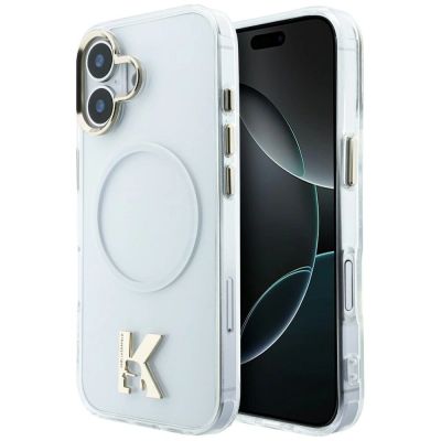 Karl Lagerfeld IML K Head Logo MagSafe Hülle für iPhone 17 - Transparent