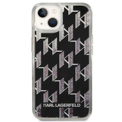 3. Karl Lagerfeld KLHCP14MLMNMK iPhone 14 Plus 6.7" Hardcase schwarz / schwarz Liquid Glitter Monogram