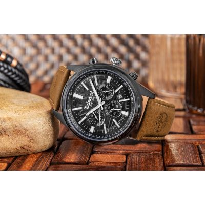 6. TIMBERLAND Klassische Herrenuhr TBL.TDWGF0041205 + Box