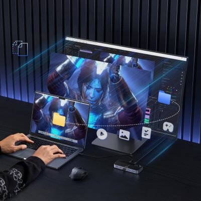 4. Ugreen Switch USB-C USB-A 10 Gbit/s – Grau