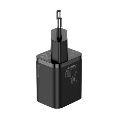 5. Baseus Super Si 1C Schnellladegerät USB Typ C 25W Power Delivery Quick Charge schwarz (CCSP020101)
