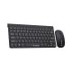 Wozinsky Kabelloses Tastatur- und Maus-Set – Schwarz