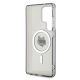 7. Karl Lagerfeld Button Choupette Head Gedrucktes Logo MagSafe Samsung Galaxy S25 Ultra Hülle schwarz