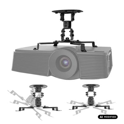 10. MACLEAN Projektor-Deckenhalterung, 54–320 mm, bis 13,5 kg, 360°-Drehung MC-200 B