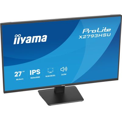 6. iiyama ProLite X2793HSU-B1 Computermonitor 68,6 cm (27") 1920 x 1080 px Full HD LED Schwarz