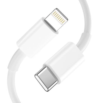 4. Tech-Protect C20W USB-C PD 20W / USB-A QC 3.0 Netzwerkladegerät mit USB-C / Lightning Kabel – Weiß