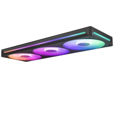 3. NZXT RF-U36HF-B1 Computer-Kühlsystem, Gehäuselüfter, 36 cm, Schwarz