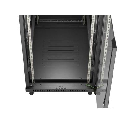 11. Lanberg FF01-6022-12B 22U Rack, freistehend, schwarz