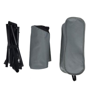 8. Touristen- und Strandstuhl 58x52x64cm Grau