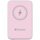 3. Verbatim Charge 'n' Go Lithium-Polymer-Akku (LiPo) 10000 mAh, kabelloses Laden, Pink
