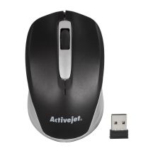 Activejet AMY-313 Kabellose USB-Maus (optisch; 1200 DPI; schwarz und grau)