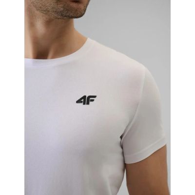 3. Herren-T-Shirt aus Baumwolle, schlicht, 4F 4FWMM00TTSHM3340-10S