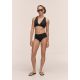 4. CASALL Bikini-Hipster-Badehose mit hohem Bund, Schwarz