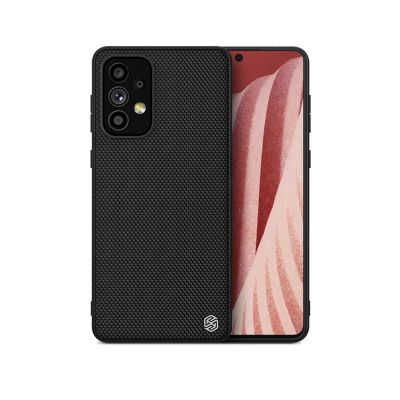 3. Nillkin Textured Case robuste, verstärkte Hülle mit Gelrahmen und Nylonrückseite für Samsung Galaxy A73 schwarz