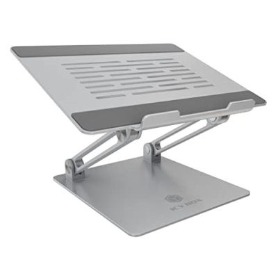 3. ICY BOX IB-NH300 Laptopständer Silber Aluminium Silikon 43,2 cm (17") 3 kg 15 cm