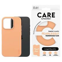 CARE by PanzerGlass Fashion Case iPhone 16 Pro 6,3" pfirsich/pfirsich MagSafe 1390