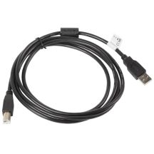 Lanberg CA-USBA-11CC-0018-BK Kabel (USB 2.0 M - USB 2.0 Typ BM; 1,8 m; schwarz)