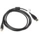 Lanberg CA-USBA-11CC-0018-BK Kabel (USB 2.0 M - USB 2.0 Typ BM; 1,8 m; schwarz)