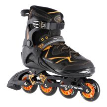 NILS Extreme NA9022 Rollschuhe, schwarz und orange, Größe 41