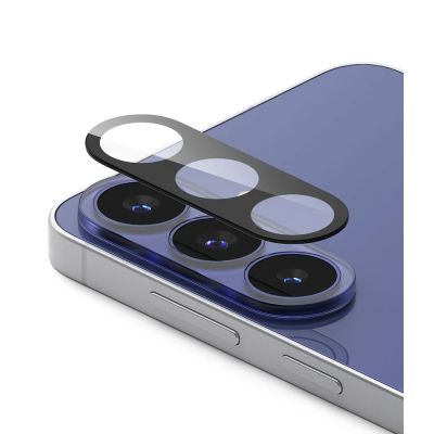 2. Ringke Kamera-Vollschutzfolie aus gehärtetem Glas (2er-Pack) für Samsung Galaxy S26 FE – Schwarz