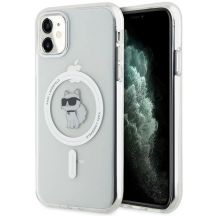 Karl Lagerfeld IML Choupette MagSafe Hülle für iPhone 11 / Xr – transparent