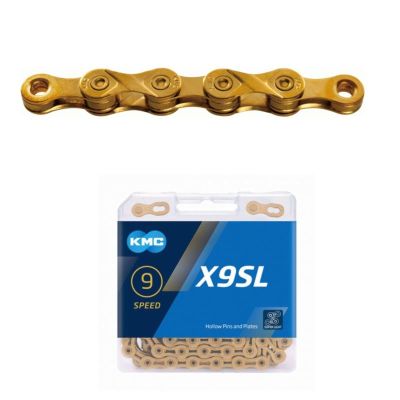KMC Chain X9 114 Glieder Gold Box