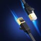 6. Ugreen Ethernet-Patchkabel U/FTP Cat. 7 10 Gbit/s flach 0,5 m schwarz (NW106)
