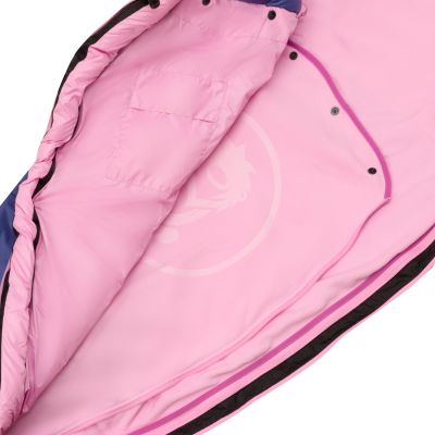 11. Schlafsack Trollkids Femund 3-in-1 malvenrosa/lila blau/Wildrose (695-242)