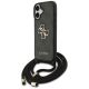 2. Guess 4G Big Logo Cord Strap Crossbody Case für iPhone 17 - Schwarz