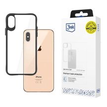 3mk Satin Armor Case+ für iPhone Xs Max - Transparent Schwarz