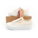 19. Lee Cooper Damen-Schnürsneakers beige Plateau
