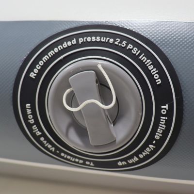 19. Luftkissen-Turnmatte für Akrobatikpfade, 300 x 100 x 15 cm, mit elektrischer Pumpe, grau