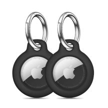 Tech-Protect Rough 2er-Pack Hülle für Apple AirTag – Schwarz
