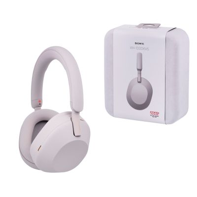 14. Sony WH-1000XM5 On-Ear-Bluetooth-Kopfhörer, silber