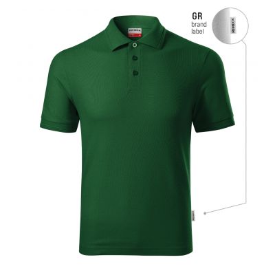 Reserve Herren Poloshirt (Flaschengrün (Markenlabel))