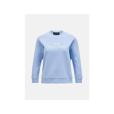 Peak Performance W Original Crew Sweatshirt Blau