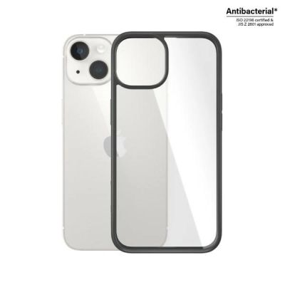 2. PanzerGlass ClearCase antibakterielle Hülle für iPhone 14 / 15 / 13 – transparent und schwarz