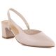 Beige Sergio Leone SK472 Pumps mit Blockabsatz