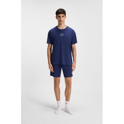 4. Hugo Loungewear Laze AZZURRO Herren-Schlafshirt (50525236-409)