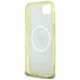 7. Guess IML Metal Glitter 4G Circle Triangle MagSafe Hülle für iPhone 16e - Braun