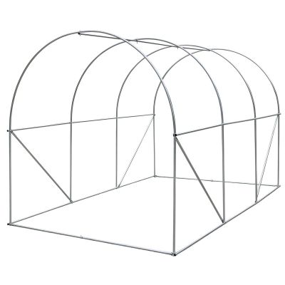 50. Gewächshaus-Gartentunnel 200 x 300 x 200 cm, PE-Grünstahlkonstruktion