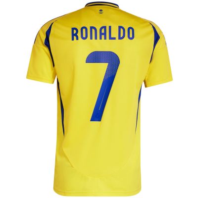 3. adidas Al Nassr FC 24/25 Ronaldo Home Herren-Trikot, gelb, JP0459