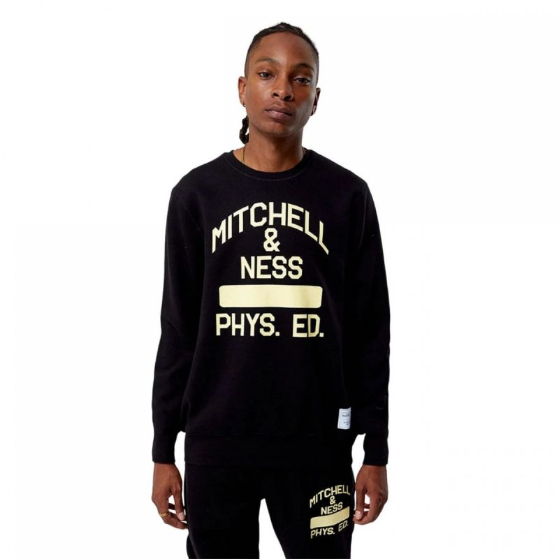5. Mitchell & Ness Branded Fashion Graphic Crew M FCPO5532-MNNYPPPBLCK Sweatshirt