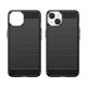 8. Carbon Case für iPhone 14 Plus flexible Gel-Rückseite schwarz